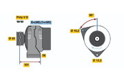 0 123 510 004 generátor BOSCH