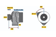 0 123 510 096 generátor BOSCH