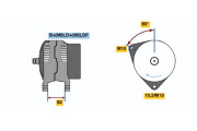 0 123 520 026 BOSCH alternátor 0 123 520 026 BOSCH