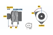 0 124 515 024 generátor BOSCH