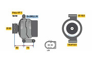 0 125 711 046 generátor BOSCH