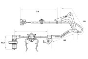 0 265 001 416 BOSCH snímač počtu otáčok kolesa 0 265 001 416 BOSCH