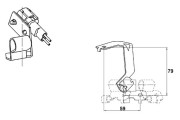 0 265 006 670 BOSCH snímač počtu otáčok kolesa 0 265 006 670 BOSCH