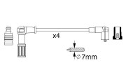 0 356 912 845 BOSCH sada zapaľovacích káblov 0 356 912 845 BOSCH