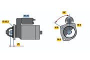 0 986 010 290 BOSCH żtartér 0 986 010 290 BOSCH