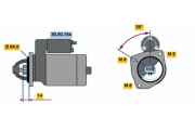 0 986 010 450 BOSCH żtartér 0 986 010 450 BOSCH