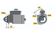 0 986 010 990 Startér BOSCH