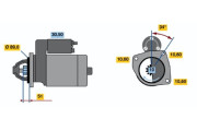 0 986 011 380 Startér BOSCH