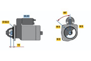 0 986 014 710 Startér BOSCH