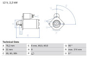 0 986 012 620 BOSCH żtartér 0 986 012 620 BOSCH