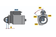 0 986 013 210 BOSCH żtartér 0 986 013 210 BOSCH