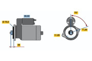 0 986 014 051 Startér BOSCH