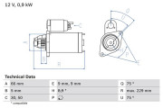 0 986 014 350 BOSCH żtartér 0 986 014 350 BOSCH