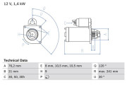 0 986 014 900 BOSCH żtartér 0 986 014 900 BOSCH