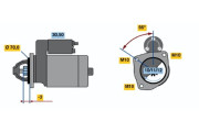 0 986 016 141 BOSCH żtartér 0 986 016 141 BOSCH