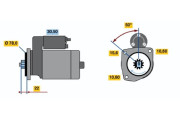 0 986 016 171 Startér BOSCH