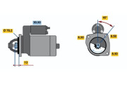 0 986 016 910 Startér BOSCH