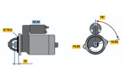 0 986 017 330 Startér BOSCH