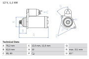 0 986 018 040 BOSCH żtartér 0 986 018 040 BOSCH