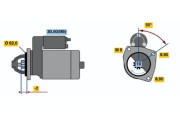 0 986 018 521 Startér BOSCH