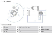 0 986 019 820 BOSCH żtartér 0 986 019 820 BOSCH