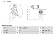 0 986 019 920 BOSCH żtartér 0 986 019 920 BOSCH