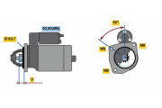 0 986 022 111 Startér BOSCH