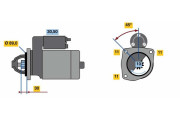 0 986 022 680 Startér BOSCH