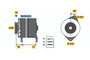 0 986 030 120 generátor BOSCH