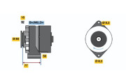 0 986 030 870 generátor BOSCH