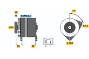 0 986 031 711 generátor BOSCH