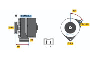 0 986 032 080 generátor BOSCH