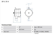 0 986 032 720 generátor BOSCH