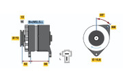 0 986 033 441 generátor BOSCH