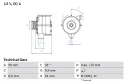 0 986 034 710 generátor BOSCH