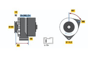 0 986 036 891 generátor BOSCH