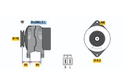 0 986 035 341 generátor BOSCH