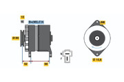 0 986 035 391 generátor BOSCH