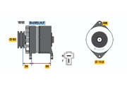 0 986 035 421 generátor BOSCH