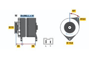 0 986 036 711 generátor BOSCH