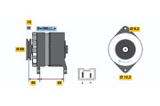 0 986 037 281 generátor BOSCH