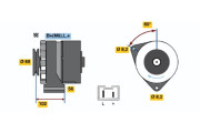 0 986 037 781 generátor BOSCH