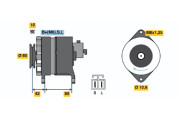 0 986 038 930 generátor BOSCH