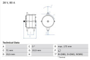 0 986 039 340 generátor BOSCH