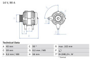 0 986 040 940 generátor BOSCH