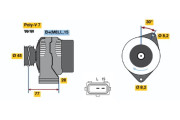 0 986 041 391 generátor BOSCH