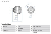 0 986 041 520 generátor BOSCH