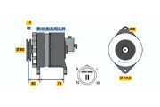 0 986 041 771 BOSCH alternátor 0 986 041 771 BOSCH