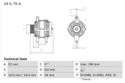 0 986 042 031 generátor BOSCH