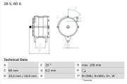 0 986 042 051 generátor BOSCH